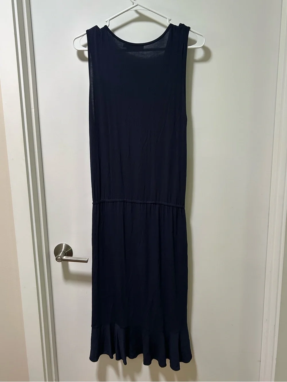 Tory Burch Navy Blue Wrap Dress Size Large